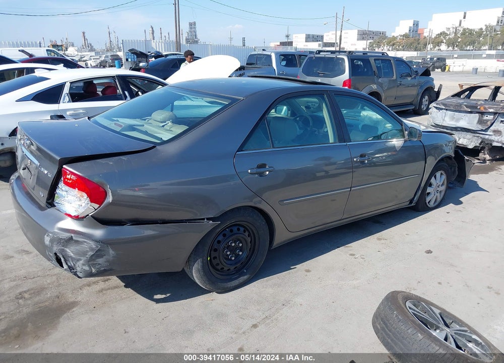 2004 TOYOTA CAMRY XLE V6 VIN: 4T1BF32K54U575146