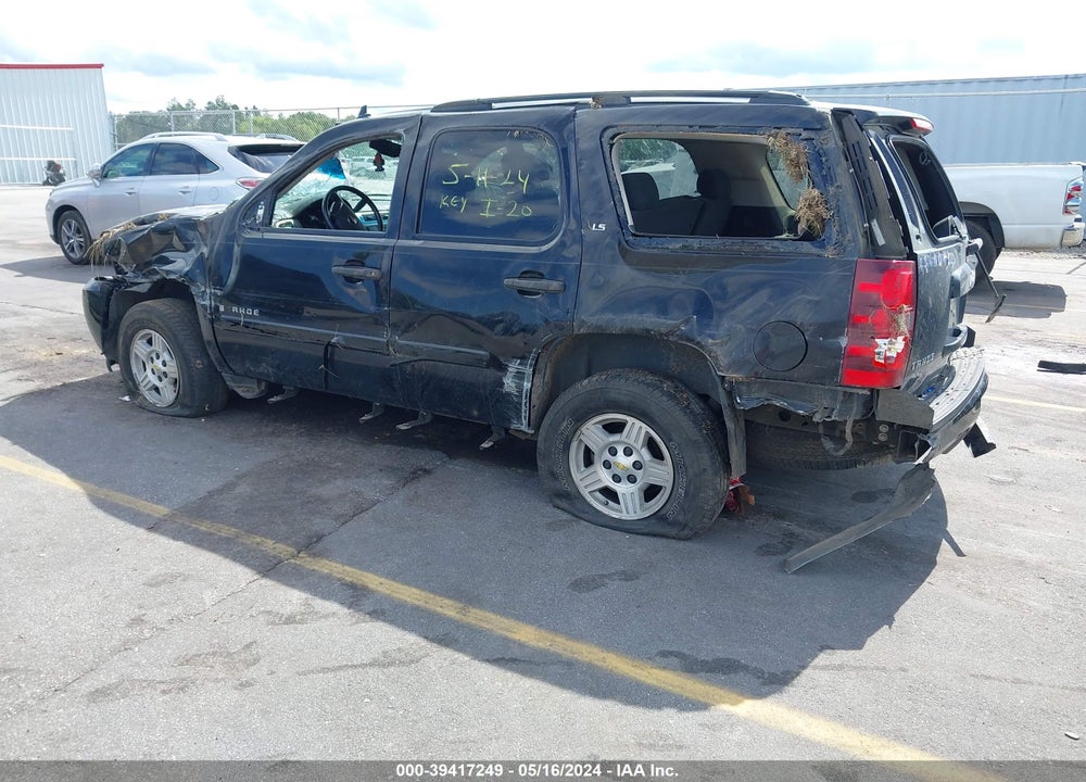 2007 CHEVROLET TAHOE LS VIN: 1GNFC13C17J385559