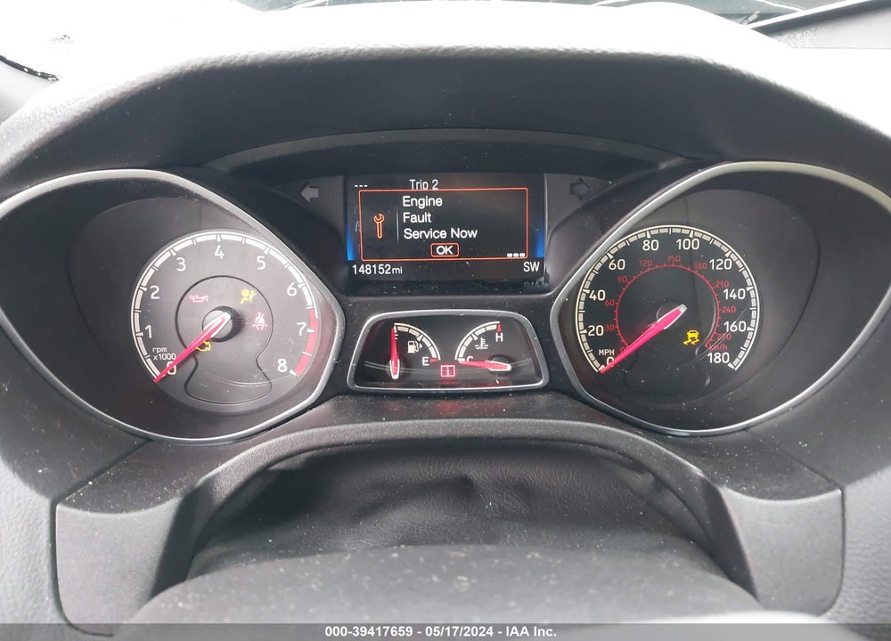 2017 FORD FOCUS ST VIN: 1FADP3L96HL206772