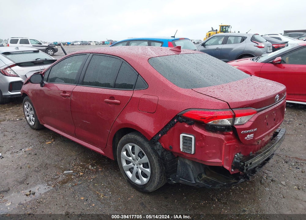 2022 TOYOTA COROLLA LE VIN: JTDEPMAE9NJ212223