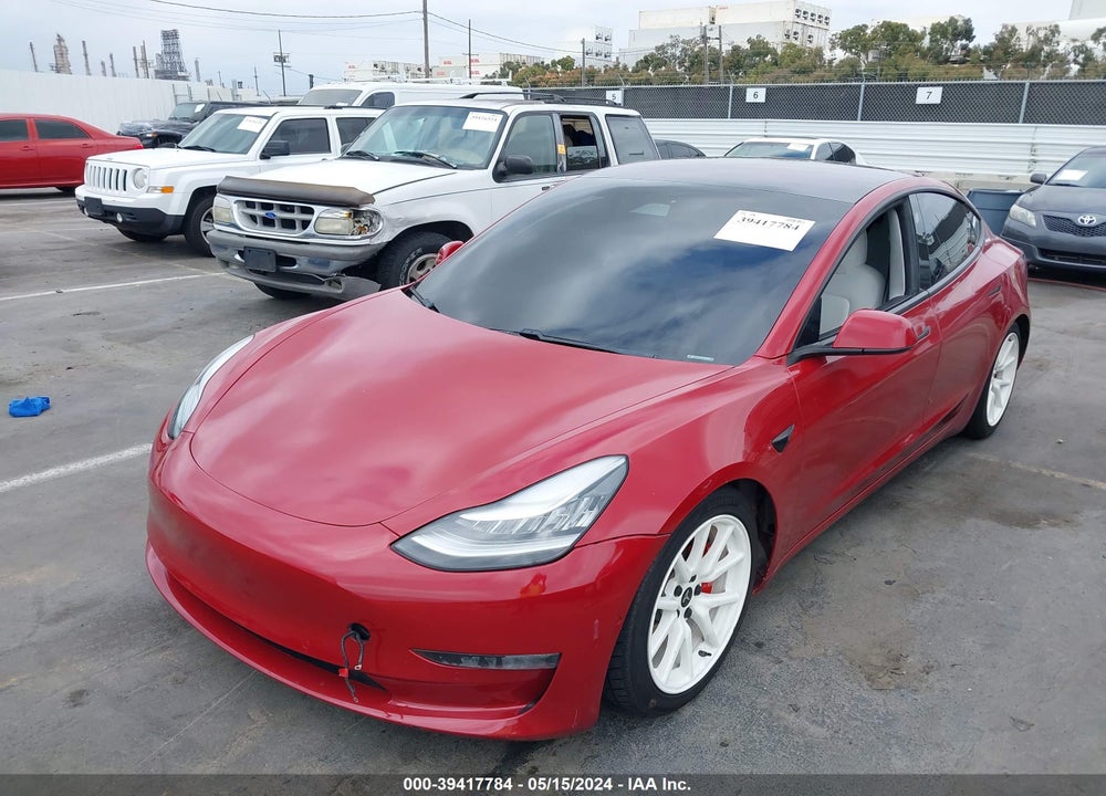 2018 TESLA MODEL 3 LONG RANGE/PERFORMANCE VIN: 5YJ3E1EB0JF085844