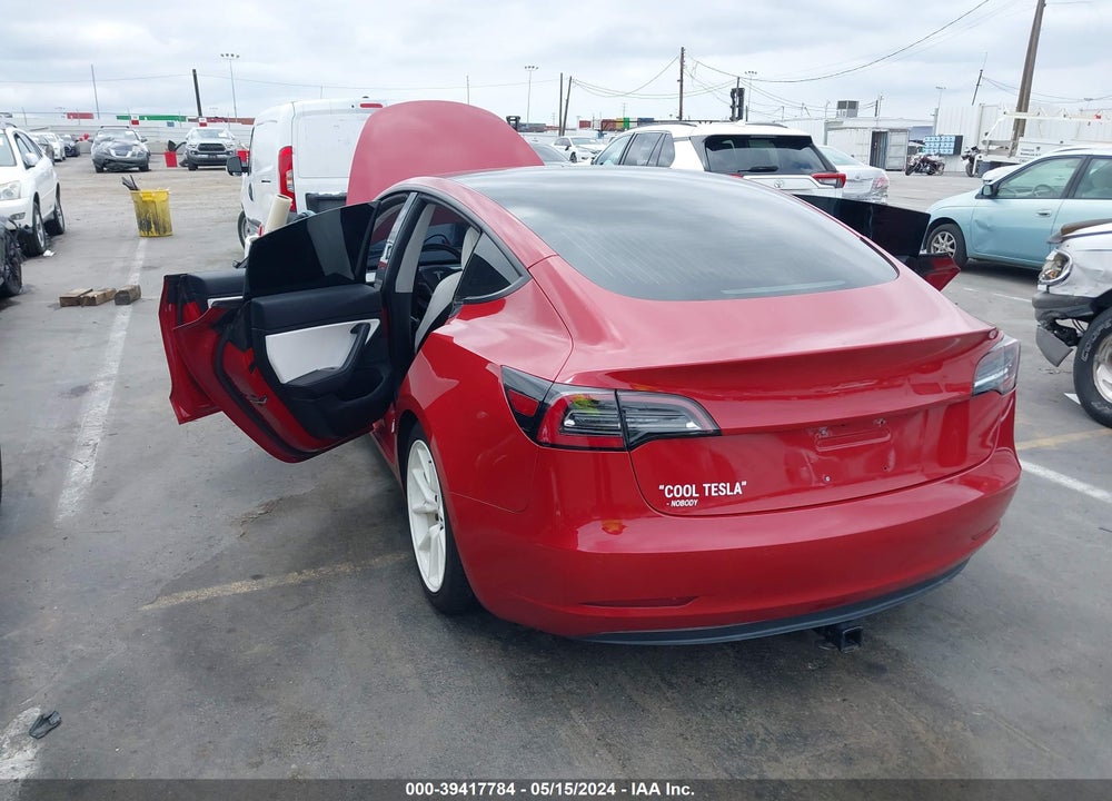2018 TESLA MODEL 3 LONG RANGE/PERFORMANCE VIN: 5YJ3E1EB0JF085844
