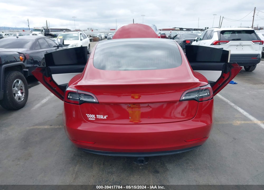 2018 TESLA MODEL 3 LONG RANGE/PERFORMANCE VIN: 5YJ3E1EB0JF085844