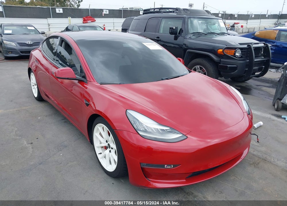2018 TESLA MODEL 3 LONG RANGE/PERFORMANCE VIN: 5YJ3E1EB0JF085844