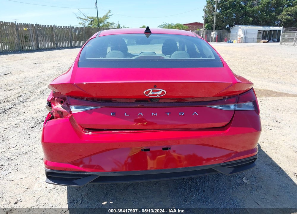 2022 HYUNDAI ELANTRA SEL VIN: 5NPLS4AG4NH086790