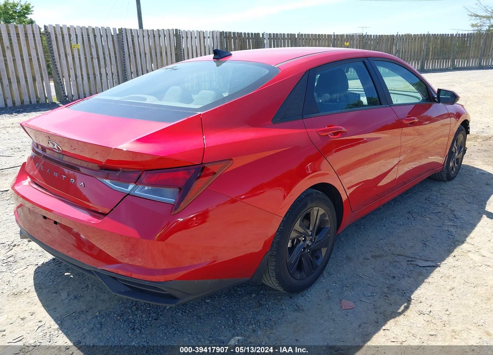 2022 HYUNDAI ELANTRA SEL VIN: 5NPLS4AG4NH086790