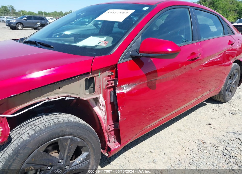 2022 HYUNDAI ELANTRA SEL VIN: 5NPLS4AG4NH086790