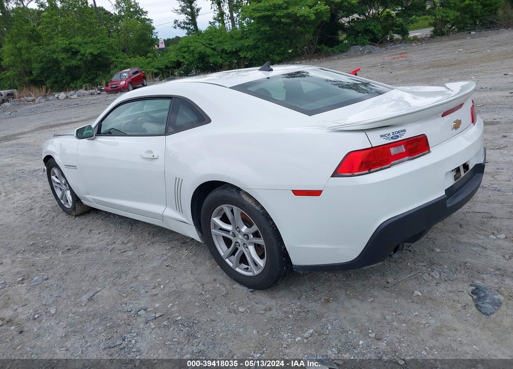 2014 CHEVROLET CAMARO 2LS VIN: 2G1FA1E37E9185752