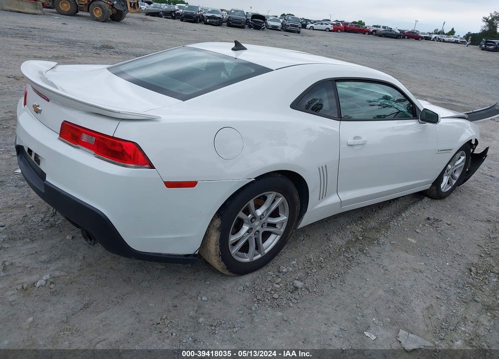 2014 CHEVROLET CAMARO 2LS VIN: 2G1FA1E37E9185752