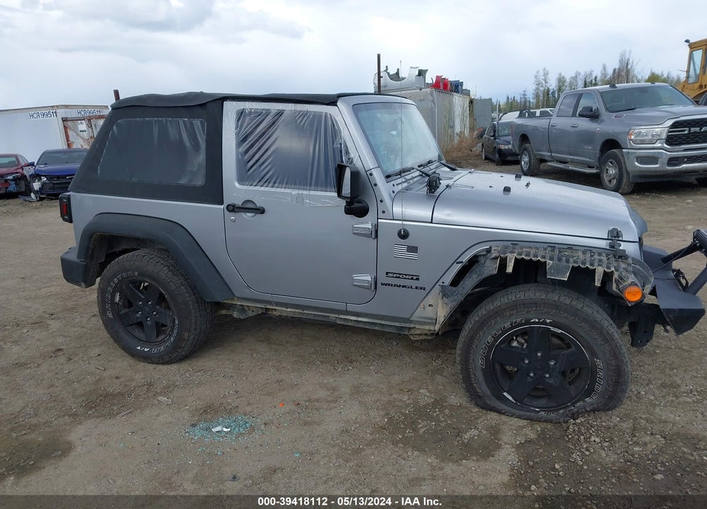 2013 JEEP WRANGLER SPORT VIN: 1C4AJWAG6DL643716