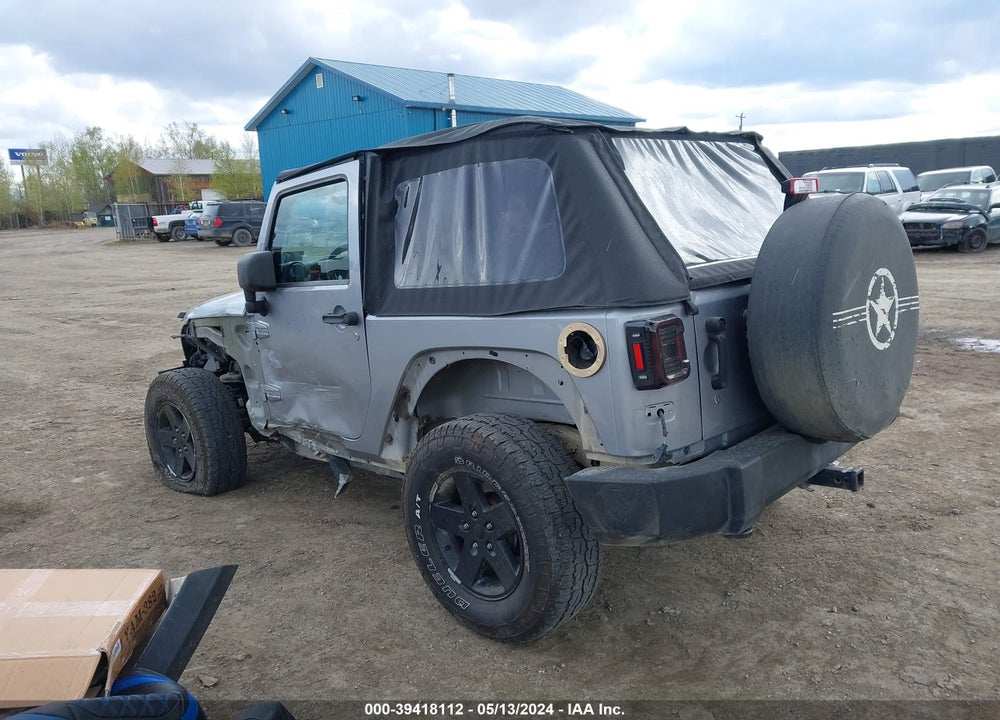 2013 JEEP WRANGLER SPORT VIN: 1C4AJWAG6DL643716