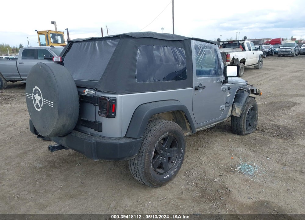 2013 JEEP WRANGLER SPORT VIN: 1C4AJWAG6DL643716