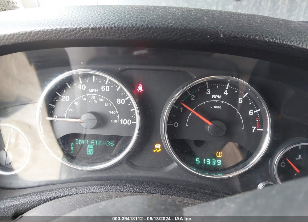 2013 JEEP WRANGLER SPORT VIN: 1C4AJWAG6DL643716