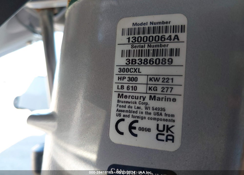 2023 SAXDOR 320 GTO VIN: SXF32366C323