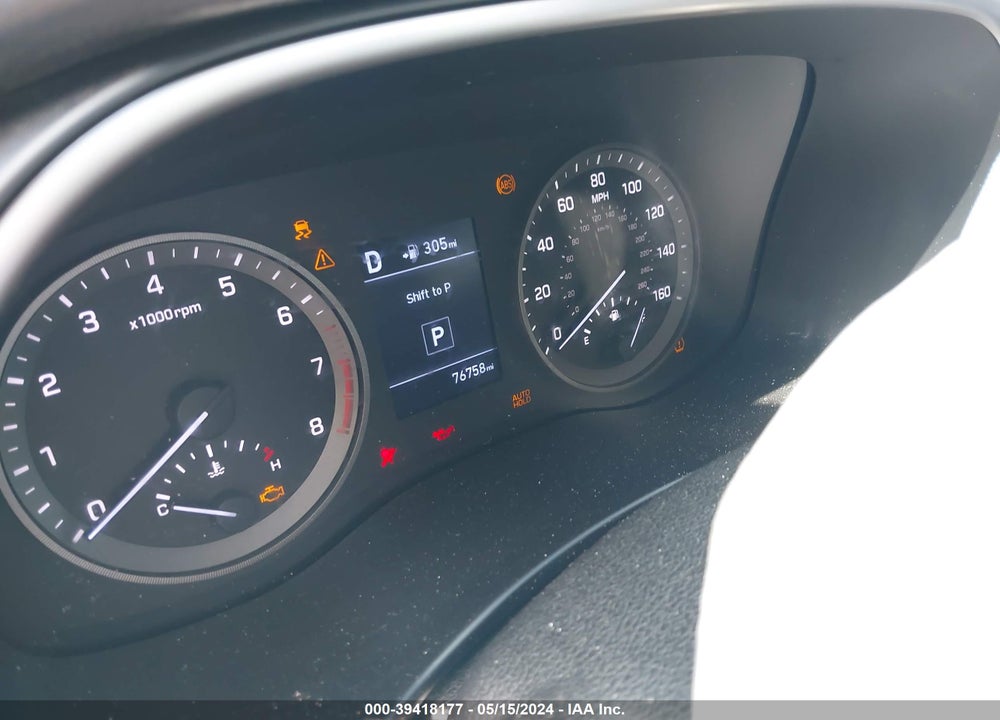 2019 HYUNDAI TUCSON SEL VIN: KM8J33AL5KU064872