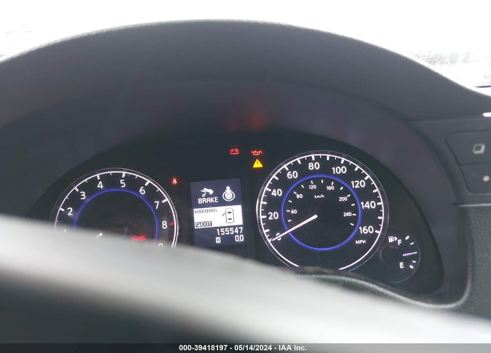 2012 INFINITI G37 JOURNEY VIN: JN1CV6EK8CM424344