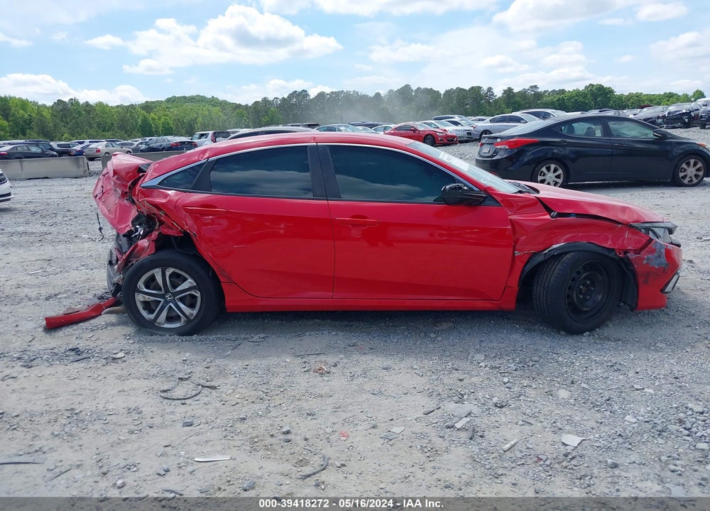2019 HONDA CIVIC LX VIN: 2HGFC2F69KH530377