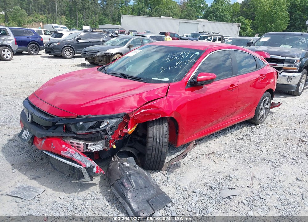 2019 HONDA CIVIC LX VIN: 2HGFC2F69KH530377
