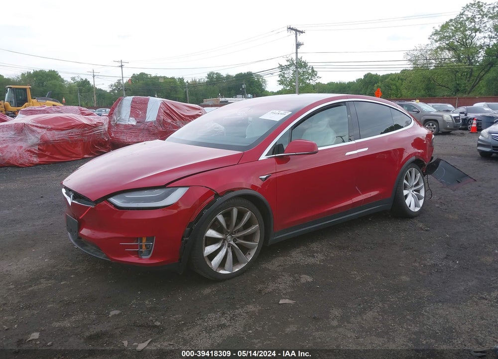 2017 TESLA MODEL X VIN: 5YJXCBE28HF054171