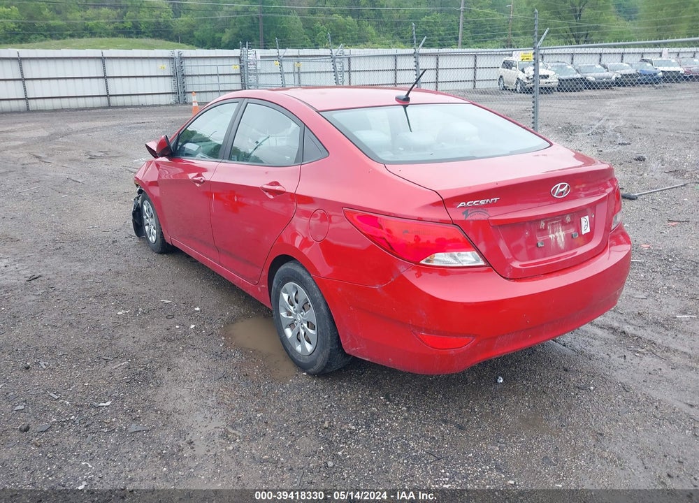 2016 HYUNDAI ACCENT SE VIN: KMHCT4AE6GU136086