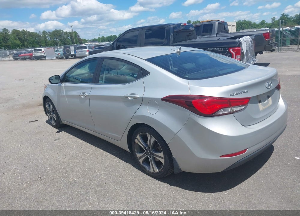 2015 HYUNDAI ELANTRA SPORT VIN: KMHDH4AH6FU229561