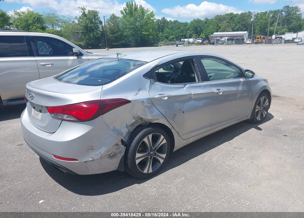 2015 HYUNDAI ELANTRA SPORT VIN: KMHDH4AH6FU229561