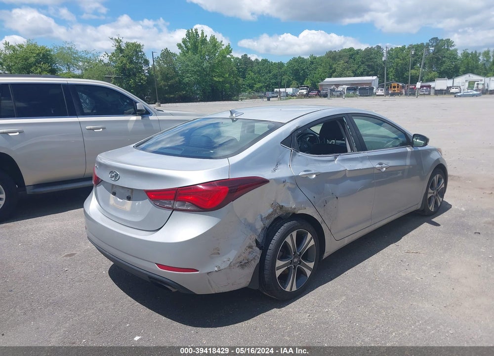 2015 HYUNDAI ELANTRA SPORT VIN: KMHDH4AH6FU229561