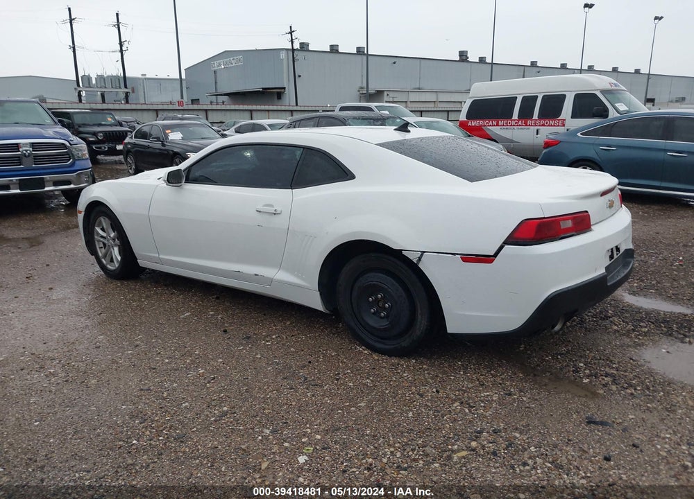 2015 CHEVROLET CAMARO 2LS VIN: 2G1FB1E35F9187949
