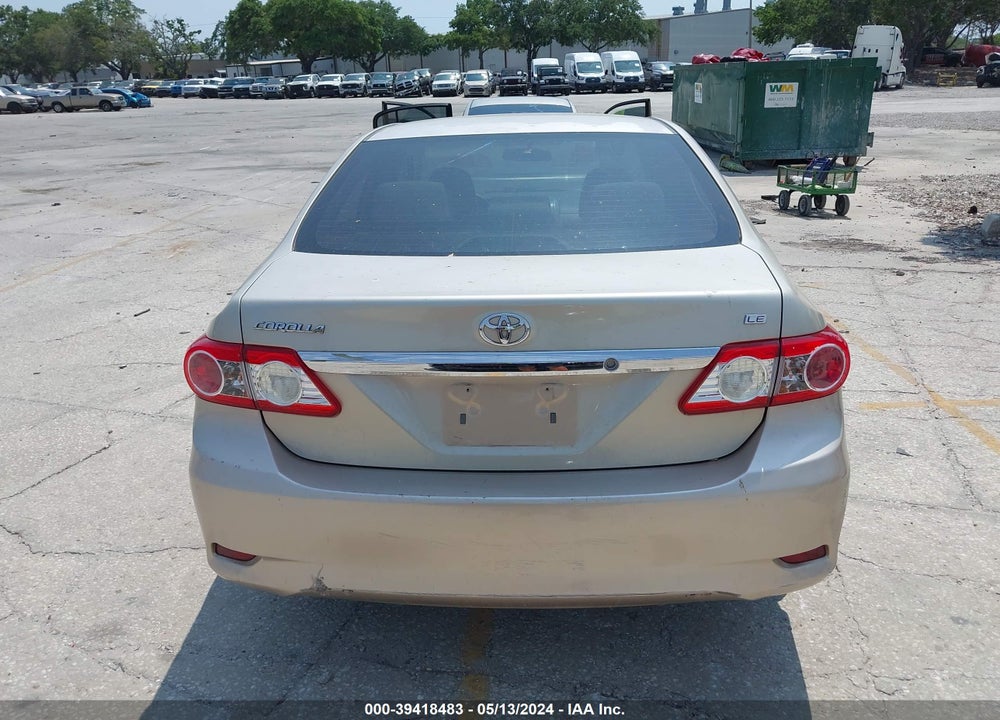 2011 TOYOTA COROLLA LE VIN: 2T1BU4EE2BC655021