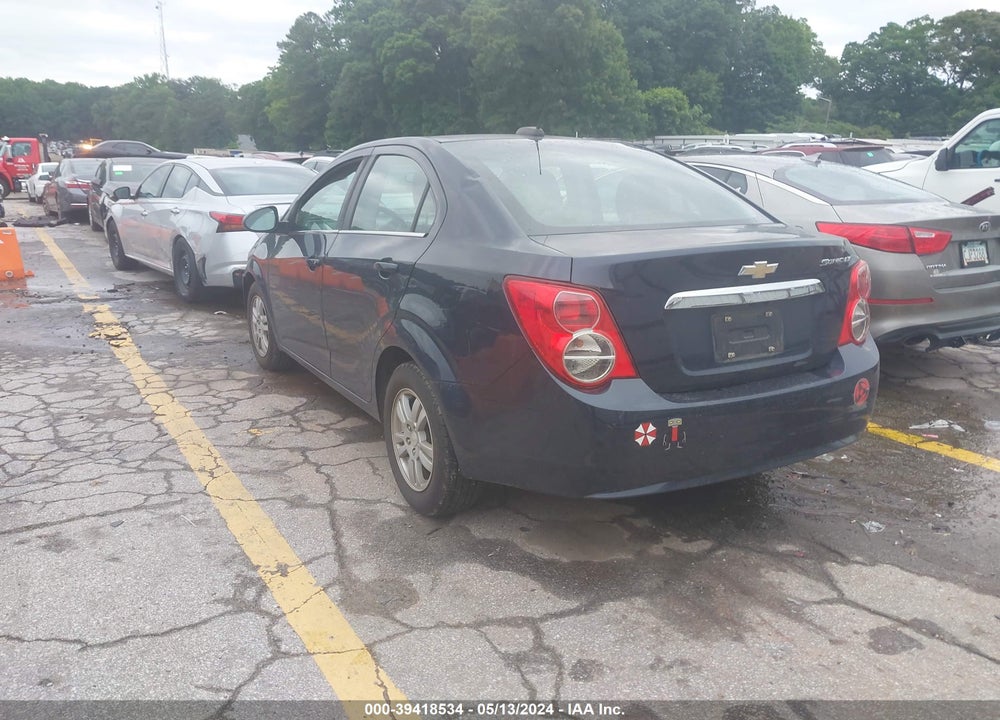 2015 CHEVROLET SONIC LT AUTO VIN: 1G1JC5SG7F4146781