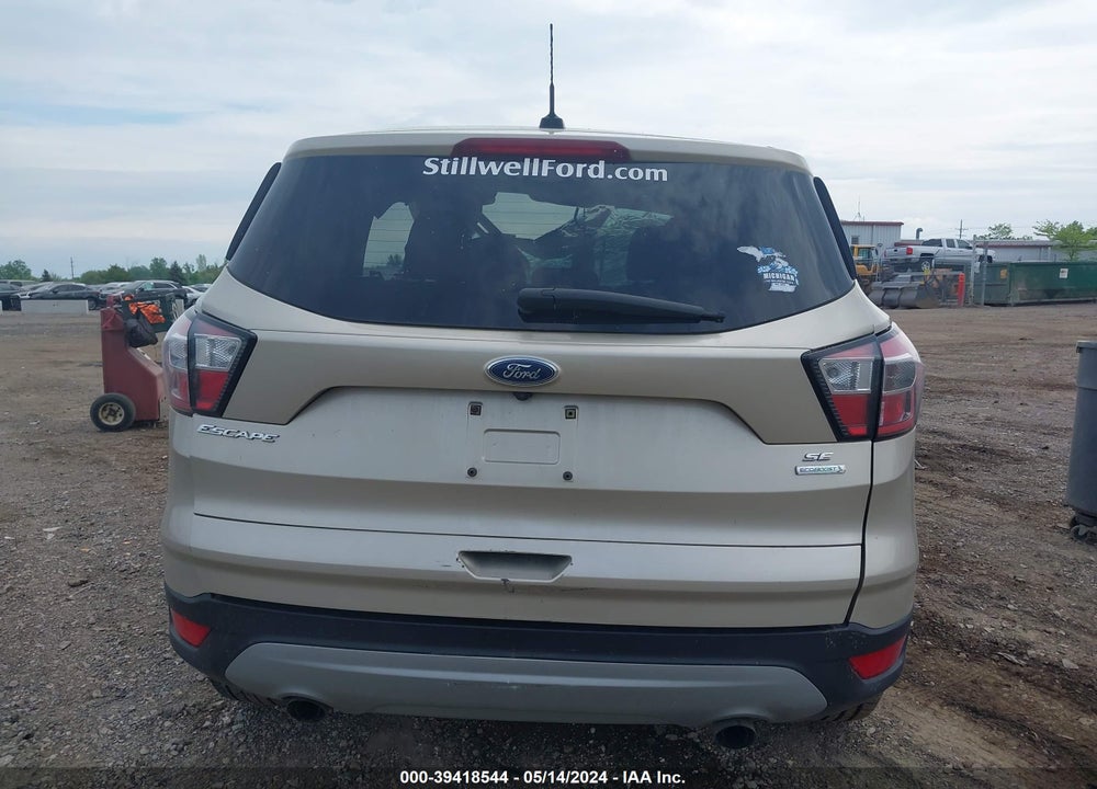 2017 FORD ESCAPE SE VIN: 1FMCU0G90HUE90185