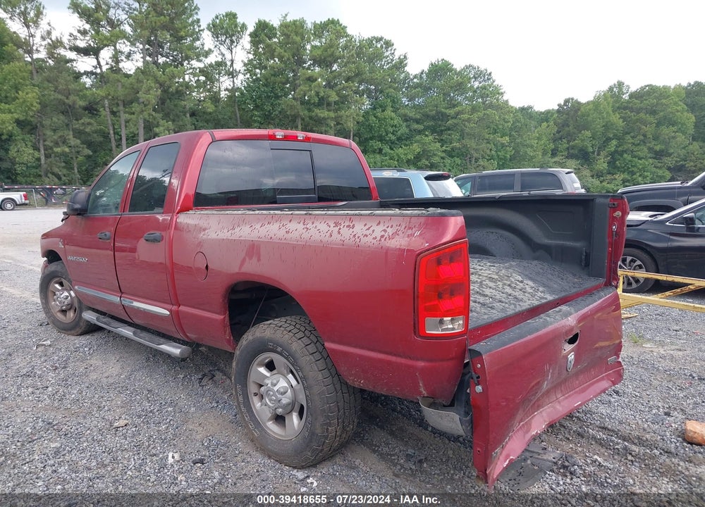 2006 DODGE RAM 2500 LARAMIE VIN: 3D7KR28C16G282670