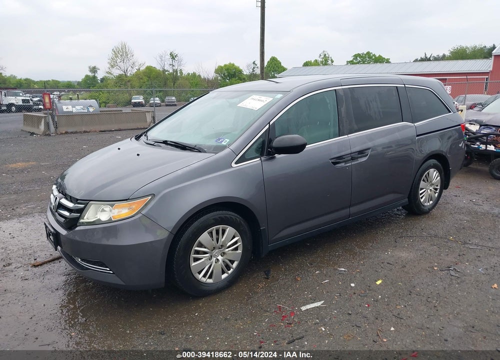 2016 HONDA ODYSSEY LX VIN: 5FNRL5H23GB005657