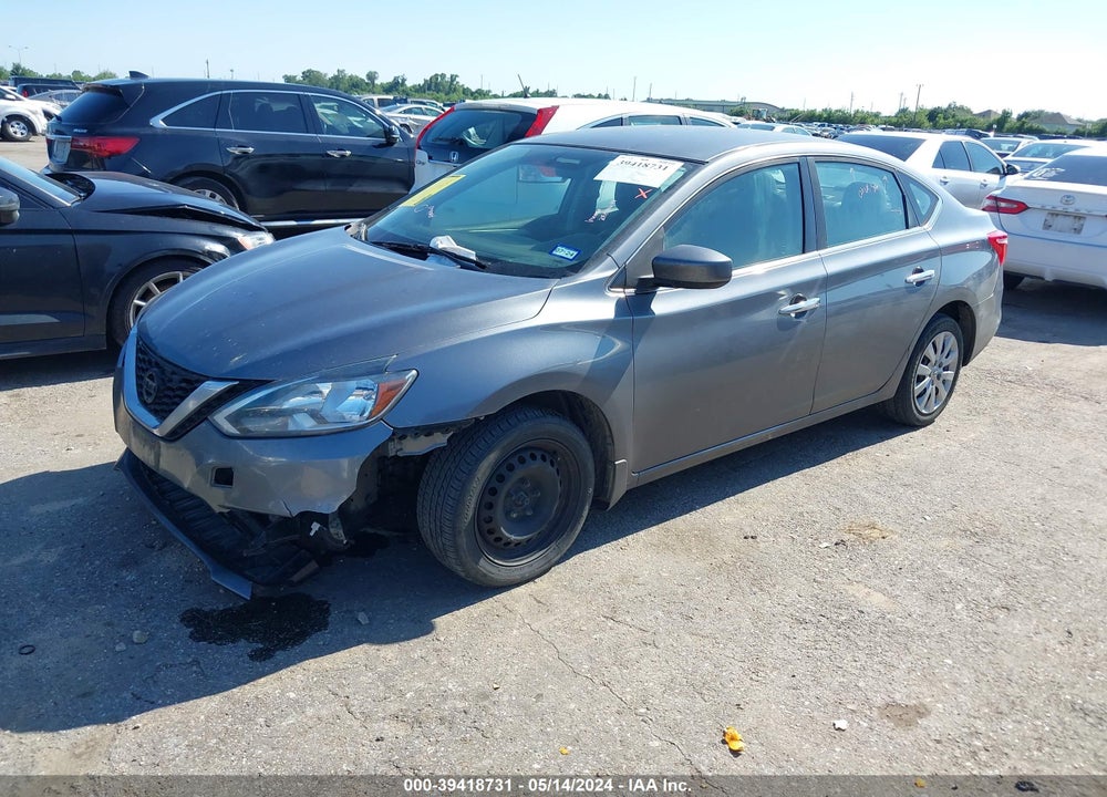 2016 NISSAN SENTRA S VIN: 3N1AB7AP4GY284500