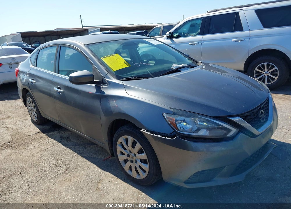 2016 NISSAN SENTRA S VIN: 3N1AB7AP4GY284500