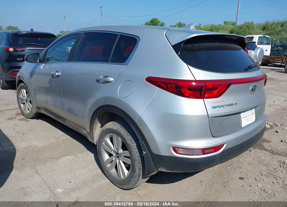 2017 KIA SPORTAGE LX VIN: KNDPM3AC9H7133436