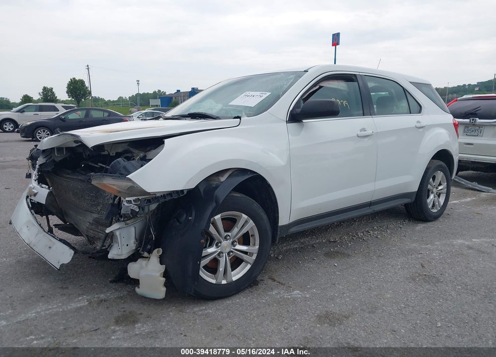 2012 CHEVROLET EQUINOX LS VIN: 2GNALBEK5C1260749