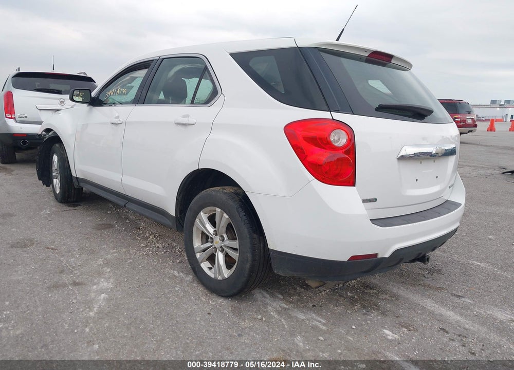 2012 CHEVROLET EQUINOX LS VIN: 2GNALBEK5C1260749