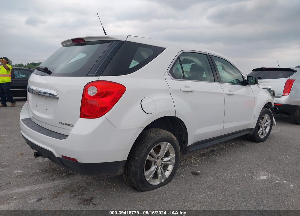 2012 CHEVROLET EQUINOX LS VIN: 2GNALBEK5C1260749