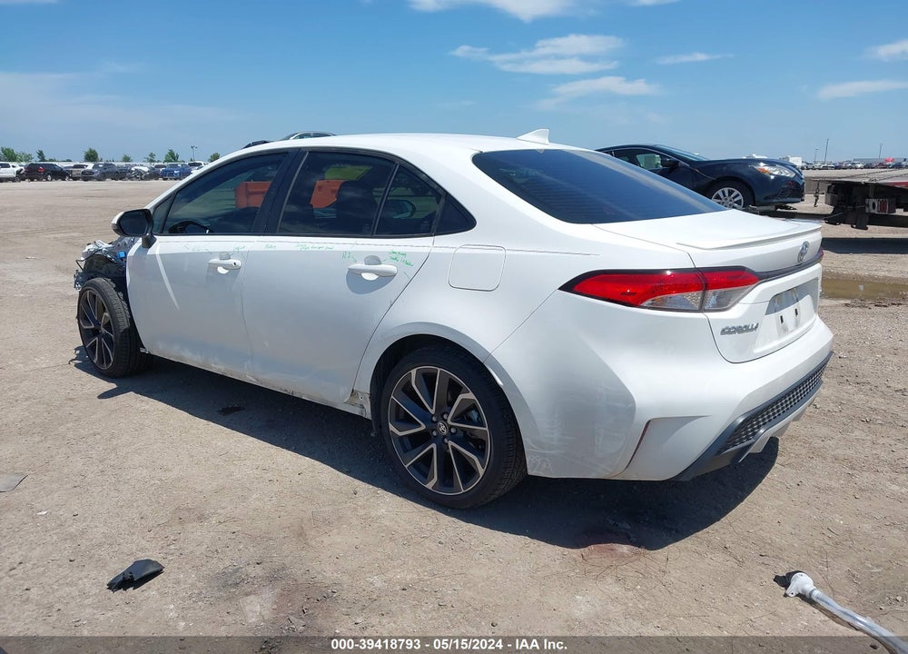 2022 TOYOTA COROLLA SE VIN: JTDS4MCE2N3508889