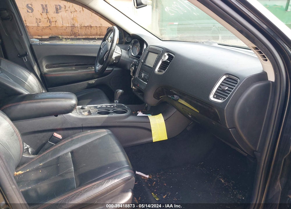 2012 DODGE DURANGO R/T VIN: 1C4SDJCT6CC205687