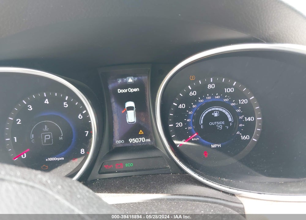 2014 HYUNDAI SANTA FE GLS VIN: KM8SNDHF3EU051885