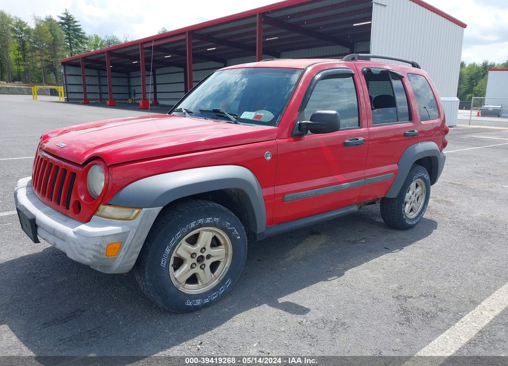 2005 JEEP LIBERTY SPORT VIN: 1J4GL48K05W506901