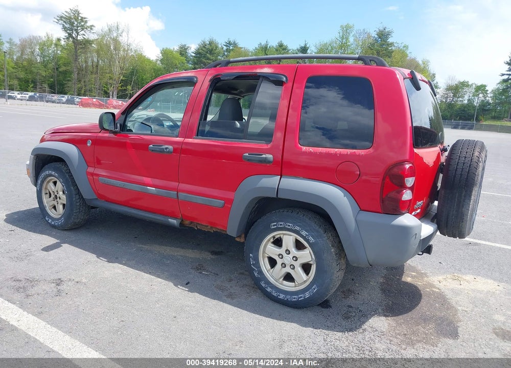 2005 JEEP LIBERTY SPORT VIN: 1J4GL48K05W506901