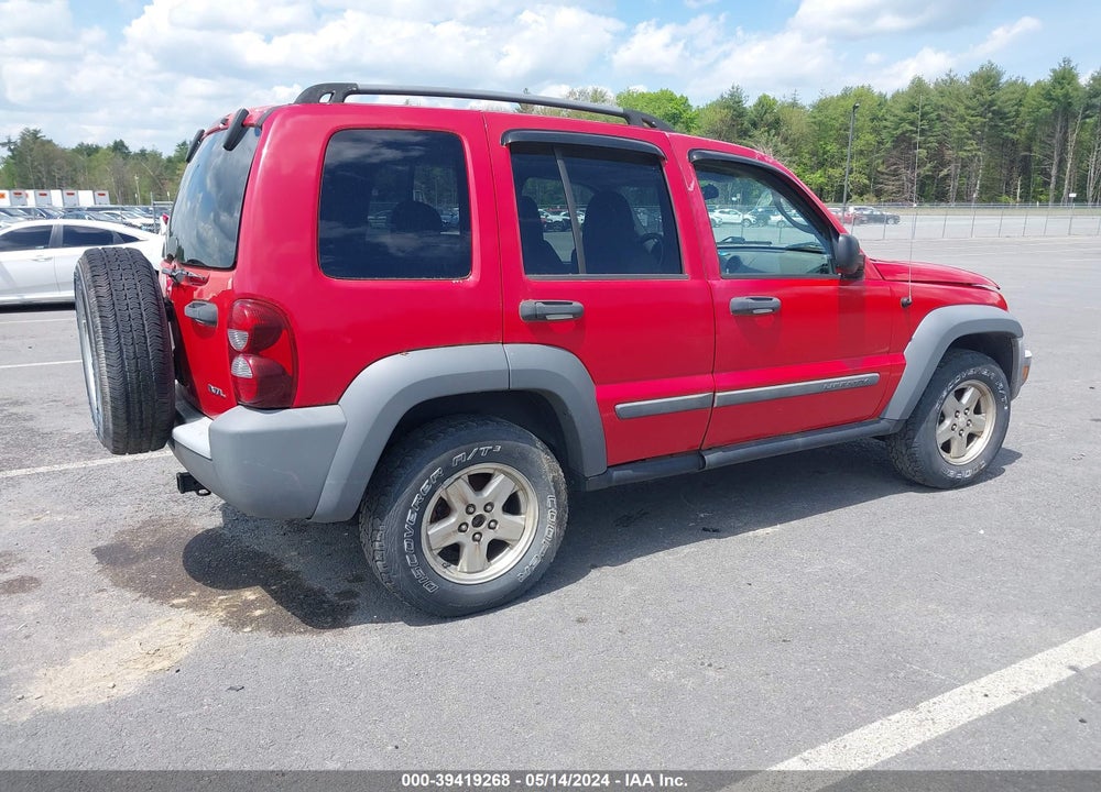 2005 JEEP LIBERTY SPORT VIN: 1J4GL48K05W506901