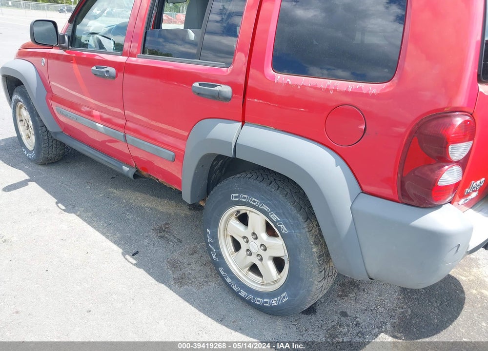 2005 JEEP LIBERTY SPORT VIN: 1J4GL48K05W506901