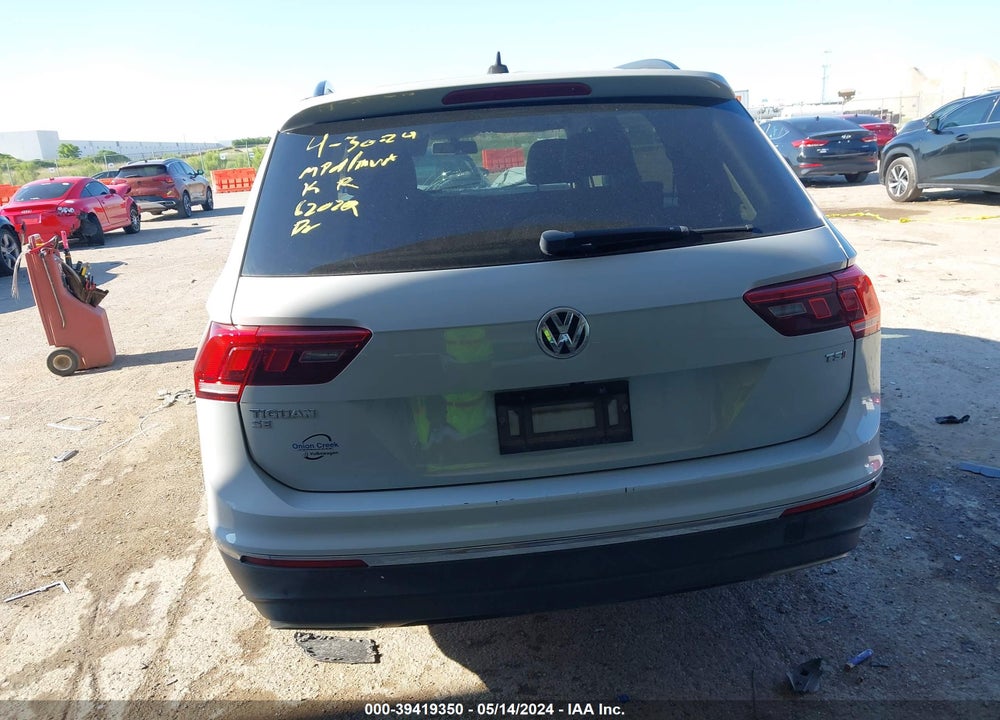 2018 VOLKSWAGEN TIGUAN 2.0T SE/2.0T SEL VIN: 3VV3B7AX8JM000551