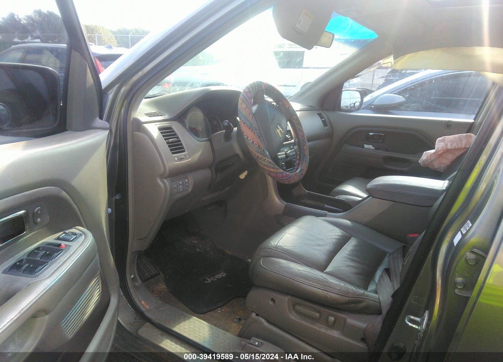 2008 HONDA PILOT EX-L VIN: 5FNYF28558B014308