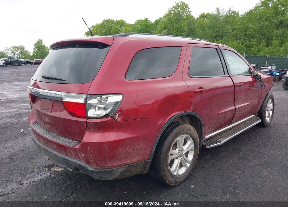 2013 DODGE DURANGO SXT VIN: 1C4RDJAG5DC657507
