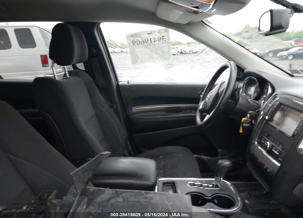 2013 DODGE DURANGO SXT VIN: 1C4RDJAG5DC657507